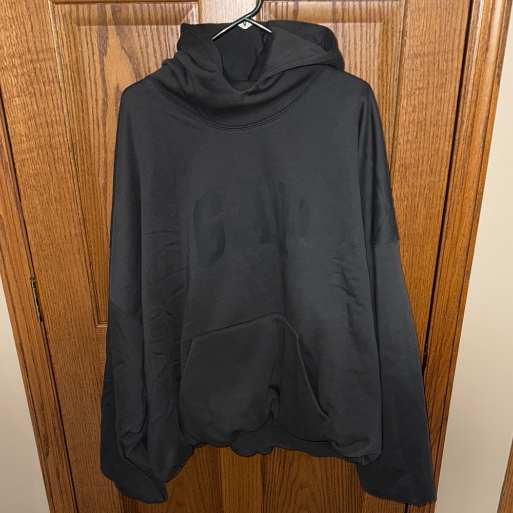 Yeezy GAP Engineered by Balenciaga Washed Black Dove Hoodie